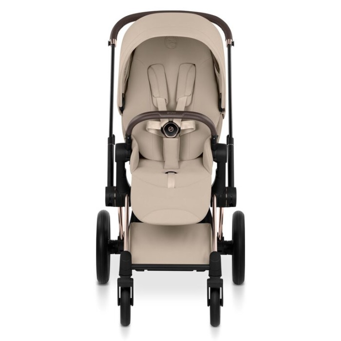 Cybex Priam 3 in 1 Cozy Beige Style Collection chassis Rosegold 5.0 car seat Cloud T plus