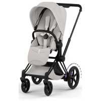 Stroller Cybex ePriam Style Collection City Grey chassis Matt Black 5.0