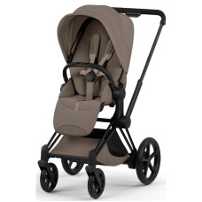Коляска Cybex ePriam Style Collection Coconut Brown шасі Matt Black 5.0