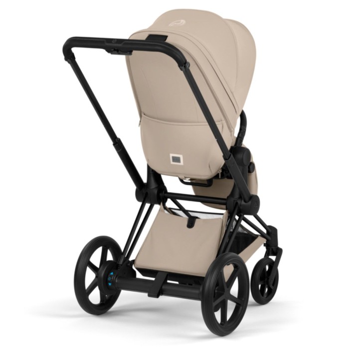 Cybex ePriam Style Collection Cozy Beige chassis Matt Balck 5.0 stroller 2 in 1