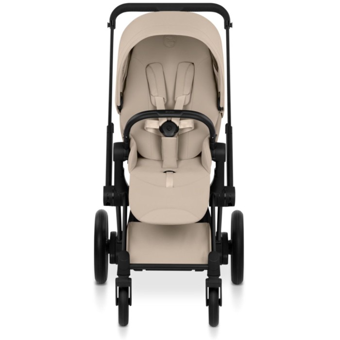 Stroller Cybex ePriam Style Collection Cozy Beige chassis Matt Black 5.0