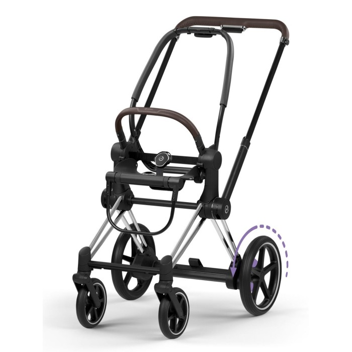Коляска Cybex ePriam Style Collection Sepia Black шасі Chrome 5.0