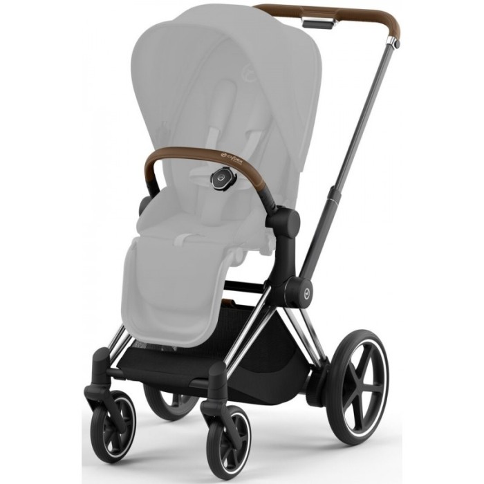 Stroller Cybex ePriam by Alec Voelkel Rockstar chassis Chrome Brown 4.0