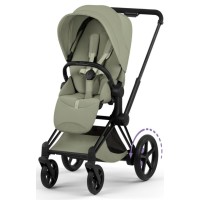 Коляска Cybex ePriam Style Collection Sage Green шасі Matt Black 5.0