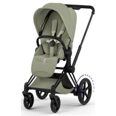 Коляска Cybex ePriam Style Collection Sage Green шасі Matt Black 5.0