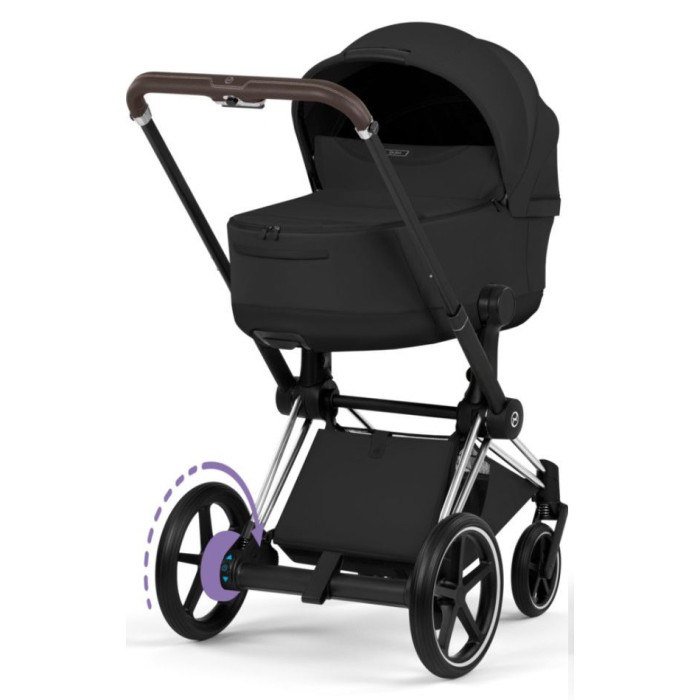 Stroller Cybex ePriam 2 in 1 Style Collection Sepia Black chassis Chrome 5.0 with electric drive