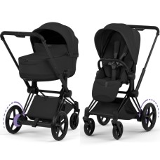 Stroller Cybex e-Priam 2 in 1 Style Collection Sepia Black chassis Matt Black 5.0 with electric drive