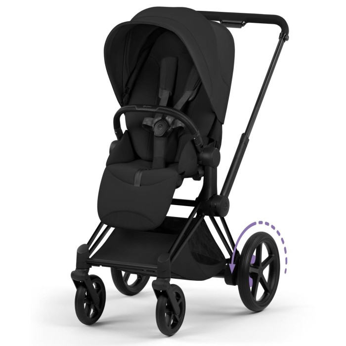 Stroller Cybex e-Priam 2 in 1 Style Collection Sepia Black chassis Matt Black 5.0 with electric drive