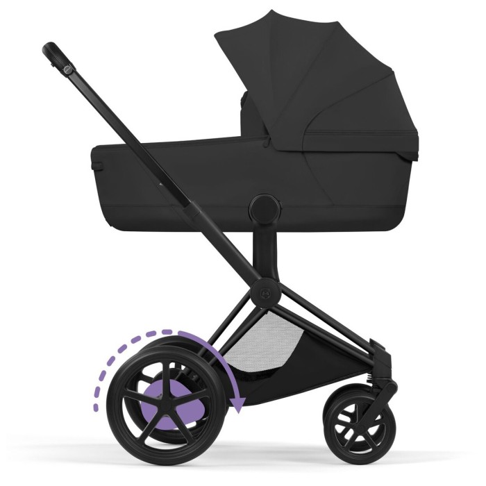 Stroller Cybex e-Priam 2 in 1 Style Collection Sepia Black chassis Matt Black 5.0 with electric drive