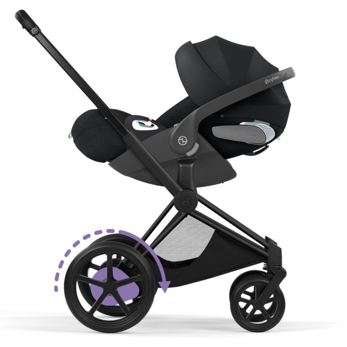 Stroller Cybex e-Priam 2 in 1 Style Collection Sepia Black chassis Matt Black 5.0 with electric drive