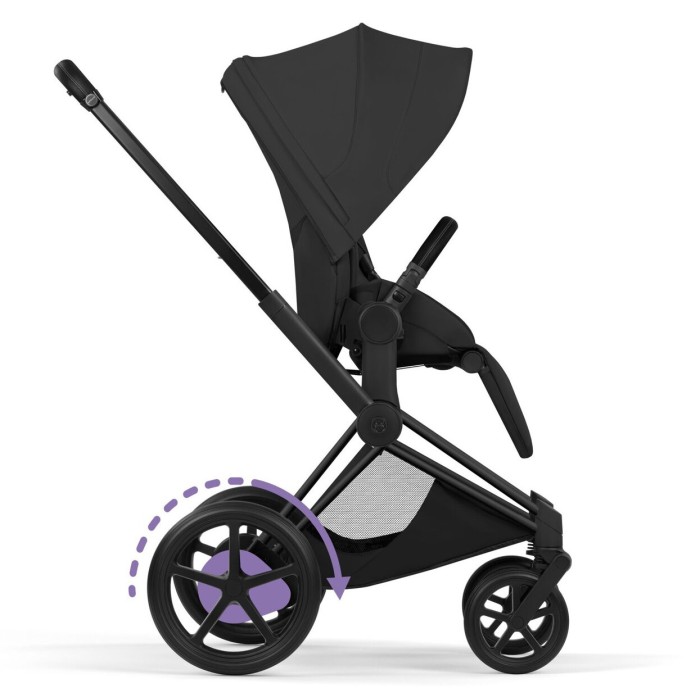 Stroller Cybex e-Priam 2 in 1 Style Collection Sepia Black chassis Matt Black 5.0 with electric drive