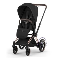 Stroller Cybex ePriam Style Collection Sepia Black chassis Rosegold 5.0