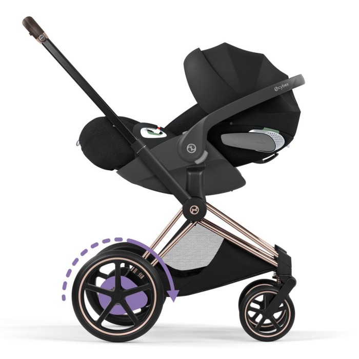 Stroller Cybex ePriam 2 in 1 Style Collection Sepia Black chassis Chrome 5.0 with electric drive