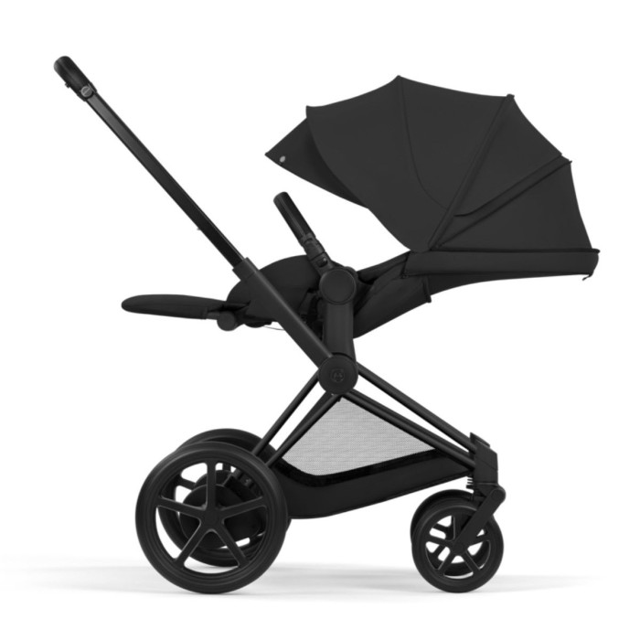 Cybex ePriam Style Collection Sepia Black chassis Rosegold 5.0 stroller 2 in 1