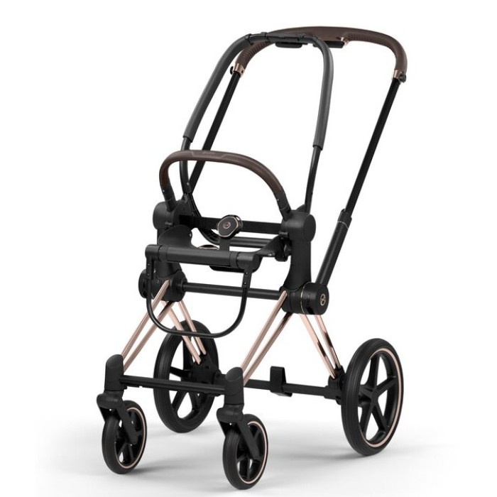 Stroller Cybex Priam Style Collection 5.0 Coconut Brown chassis Rosegold 