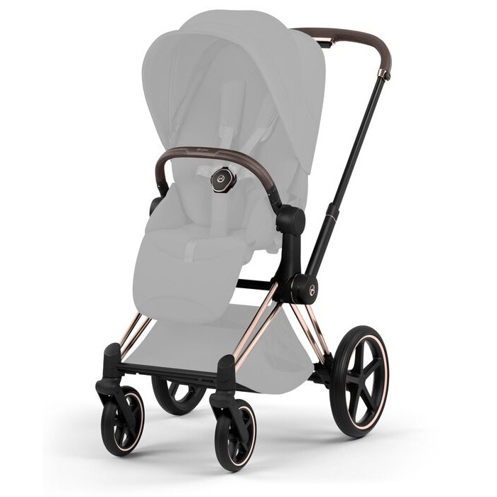 Stroller Cybex Priam Style Collection 5.0 Coconut Brown chassis Rosegold 