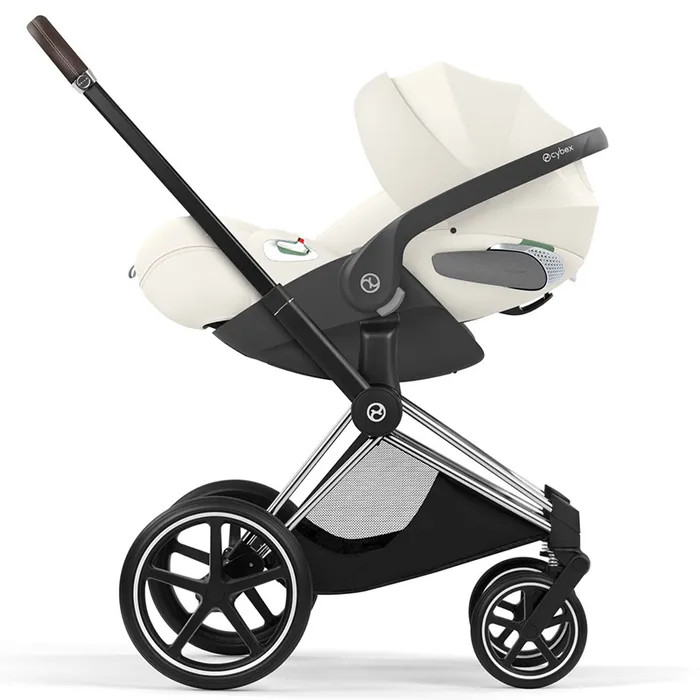 Cybex Priam 3 in 1 Off White Style Collection chassis Chrome 5.0 car seat Cloud T plus