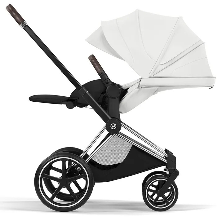 Cybex Priam 3 in 1 Off White Style Collection chassis Chrome 5.0 car seat Cloud T plus