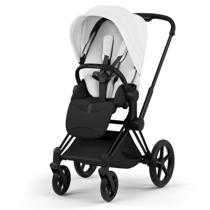 Stroller Cybex Priam Style Collection 5.0 Off White chassis Matt Black 