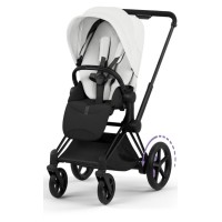 Stroller Cybex ePriam Style Collection Off White chassis Matt Black 5.0