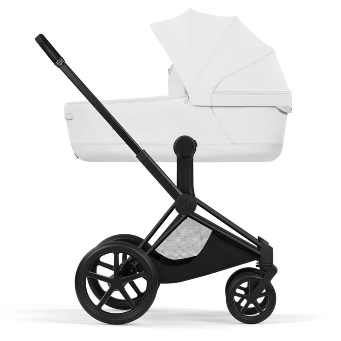 Cybex Priam Style Collection 5.0 люлька Off White + шасі Matt Black