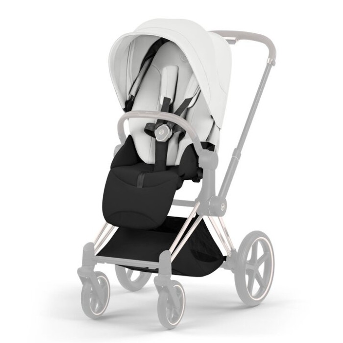 Cybex Priam 3 in 1 Off White Style Collection chassis Matt Balck 5.0 car seat Cloud T plus