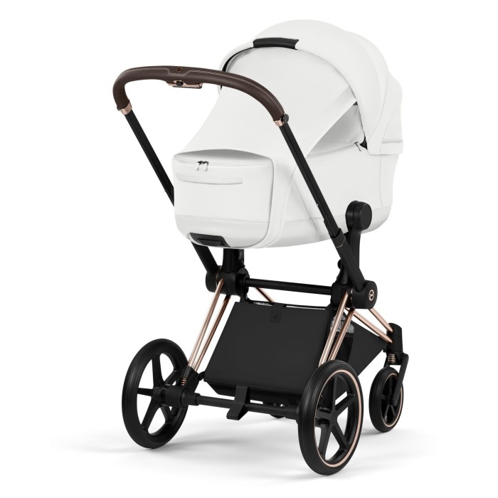 Cybex ePriam Style Collection Off White chassis Matt Balck 5.0 stroller 2 in 1