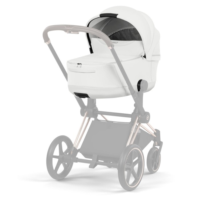 Cybex Priam Style Collection 5.0 stroller 2 in 1 Off White chassis Chrome