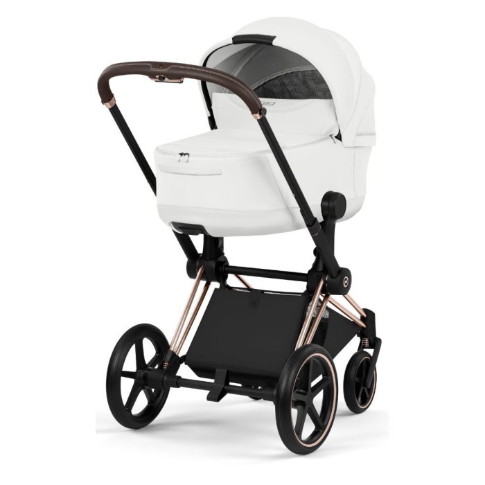 Cybex Priam 3 in 1 Off White Style Collection chassis Rosegold 5.0 car seat Cloud T plus