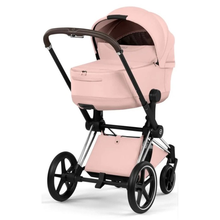 Cybex Priam 3 in 1 Peach Pink Style Collection chassis Chrome 5.0 car seat Cloud T plus