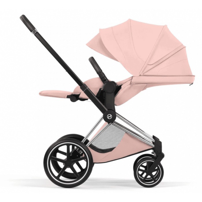 Cybex Priam 3 in 1 Peach Pink Style Collection chassis Chrome 5.0 car seat Cloud T plus