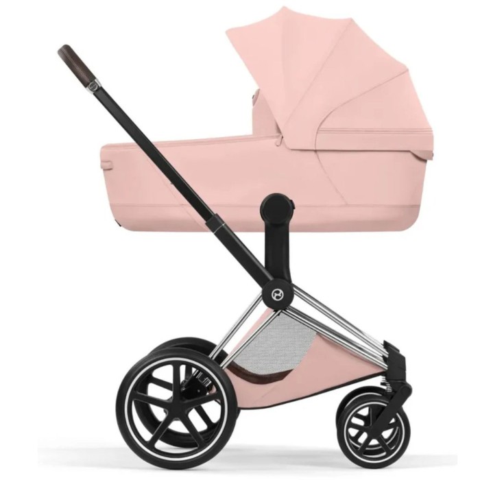 Cybex Priam 3 in 1 Peach Pink Style Collection chassis Chrome 5.0 car seat Cloud T plus