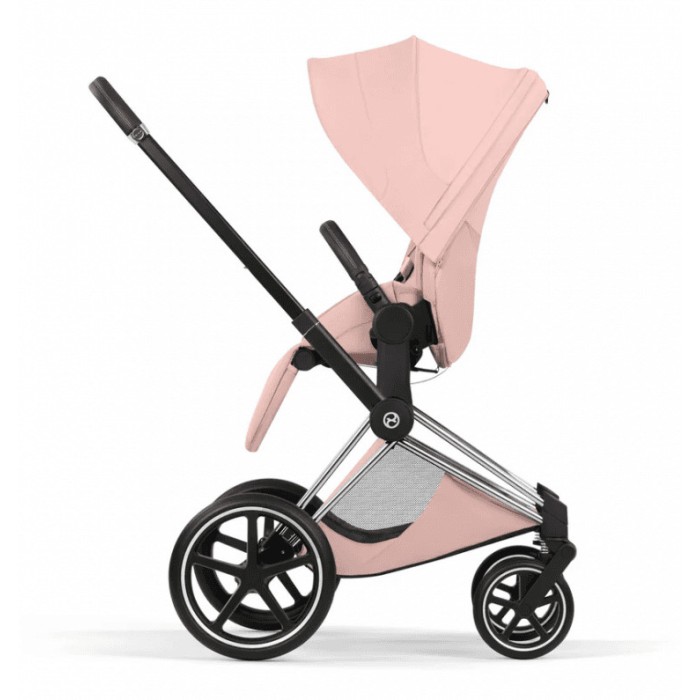 Cybex Priam 3 in 1 Peach Pink Style Collection chassis Chrome 5.0 car seat Cloud T plus