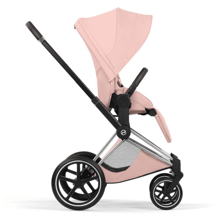 Cybex Priam 3 in 1 Peach Pink Style Collection chassis Chrome 5.0 car seat Cloud T plus