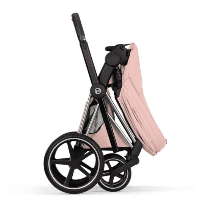 Cybex Priam 3 in 1 Peach Pink Style Collection chassis Chrome 5.0 car seat Cloud T plus