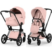 Cybex Priam Style Collection 5.0 коляска 2 в 1 Peach Pink шасі Matt Black