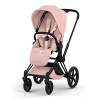 Stroller Cybex Priam Style Collection 5.0 Peach Pink chassis Matt Black 