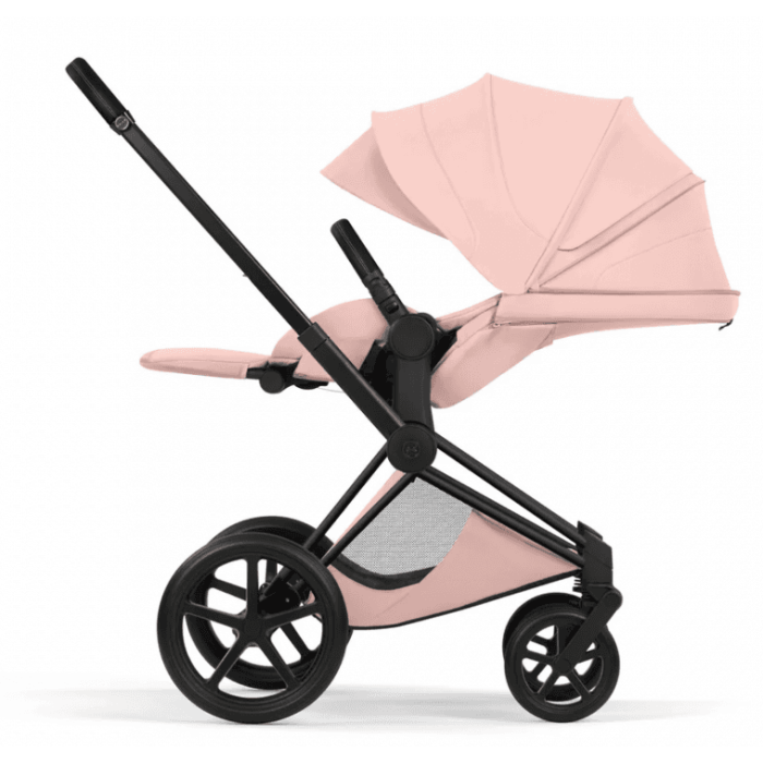 Cybex Priam 3 in 1 Peach Pink Style Collection chassis Matt Balck 5.0 car seat Cloud T plus