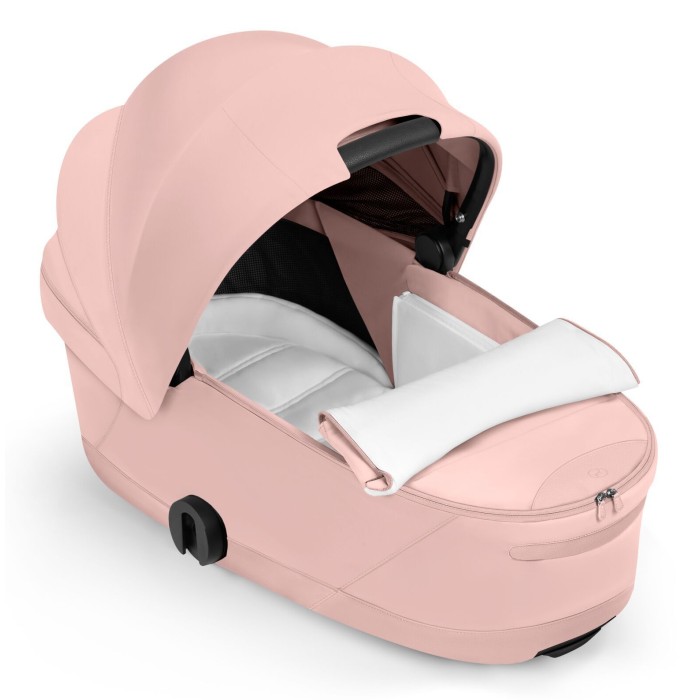 Cybex ePriam Style Collection Peach Pink chassis Chrome 5.0 stroller 2 in 1