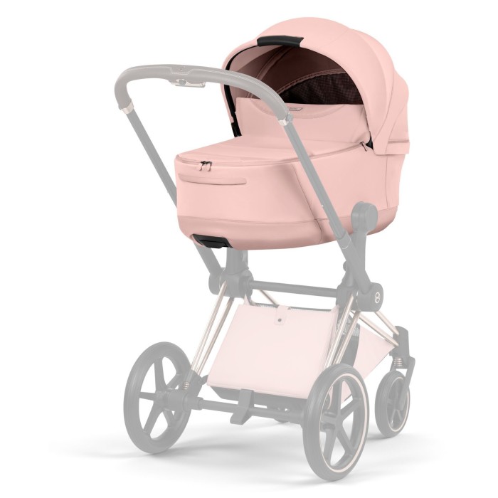 Cybex Priam Style Collection 5.0 люлька Peach Pink + шасі Chrome