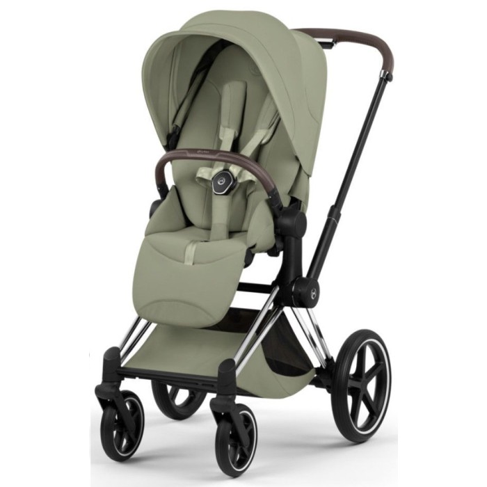 Cybex Priam 3 in 1 Sage Green Style Collection chassis Chrome 5.0 car seat Cloud T plus