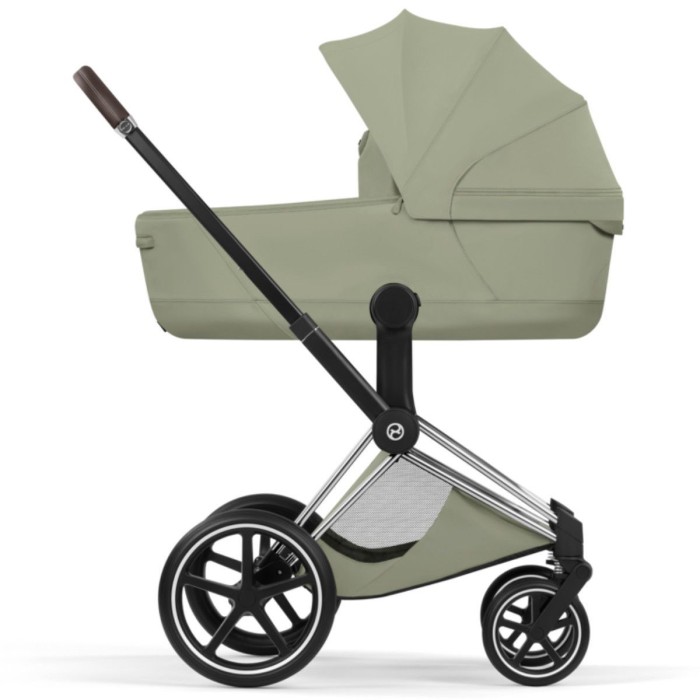 Cybex Priam 3 in 1 Sage Green Style Collection chassis Chrome 5.0 car seat Cloud T plus