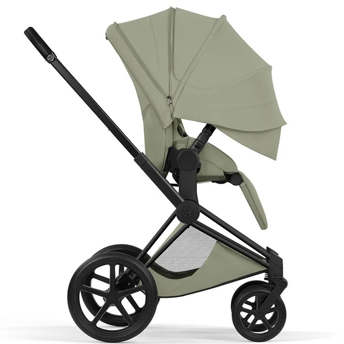 Cybex Priam Style Collection 5.0 stroller 2 in 1 Sage Green chassis Matt Black