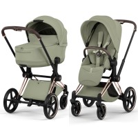 Cybex Priam Style Collection 5.0 коляска 2 в 1 Sage Green шасі Rosegold