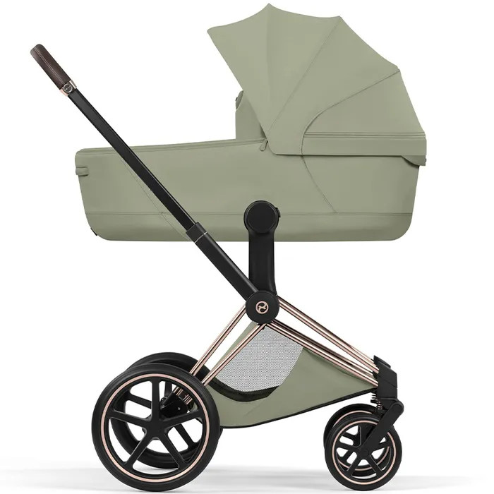 Cybex Priam 3 in 1 Sage Green Style Collection chassis Rosegold 5.0 car seat Cloud T plus
