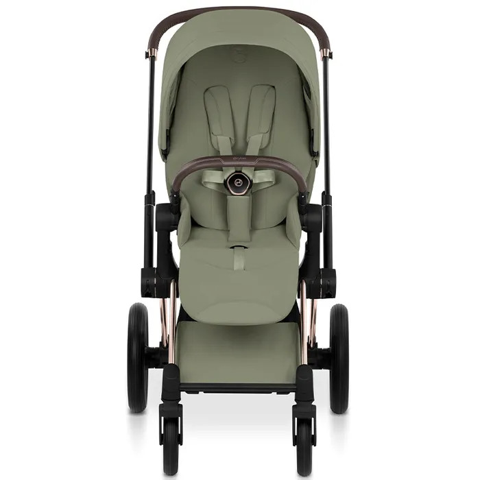 Cybex Priam 3 in 1 Sage Green Style Collection chassis Rosegold 5.0 car seat Cloud T plus