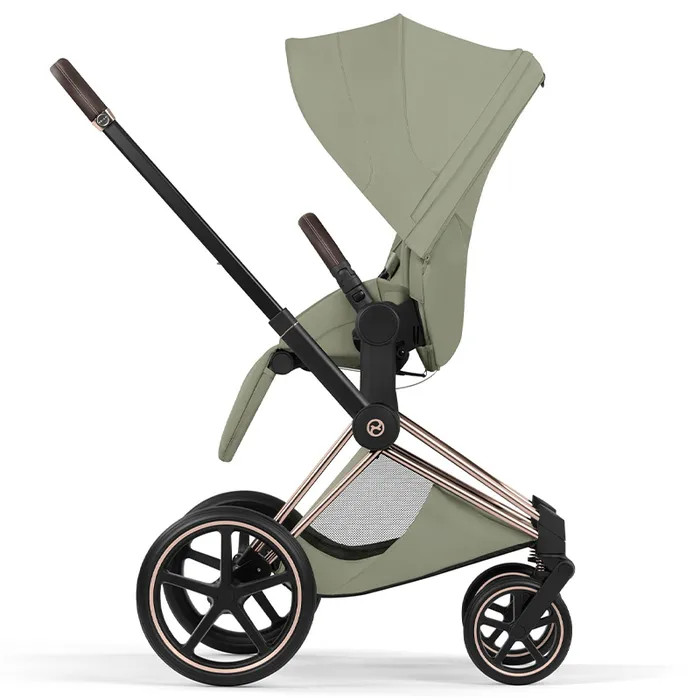 Cybex Priam 3 in 1 Sage Green Style Collection chassis Matt Balck 5.0 car seat Cloud T plus