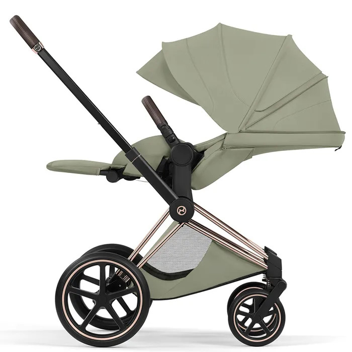 Cybex Priam 3 in 1 Sage Green Style Collection chassis Matt Balck 5.0 car seat Cloud T plus