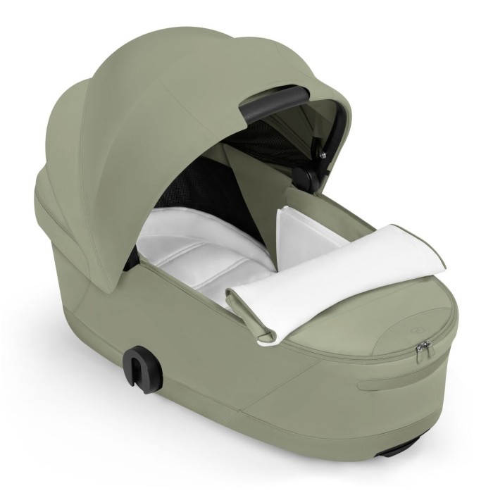 Cybex Priam Style Collection 5.0 stroller 2 in 1 Sage Green chassis Matt Black