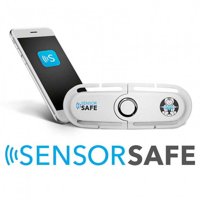 Sensorsafe clip for car seat group 0+ gray